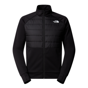 The North Face - Reaxion 2.0 Fleece Hybrid full-zip Jkt da uomo - TNF BLACK HEATHER - vista principale