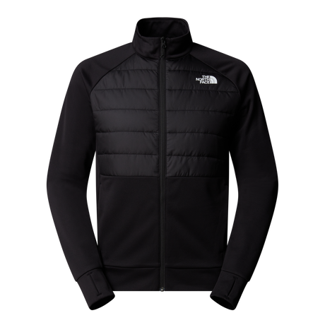 The North Face - Reaxion 2.0 Fleece Hybrid full-zip Jkt da uomo - TNF BLACK HEATHER - vista principale