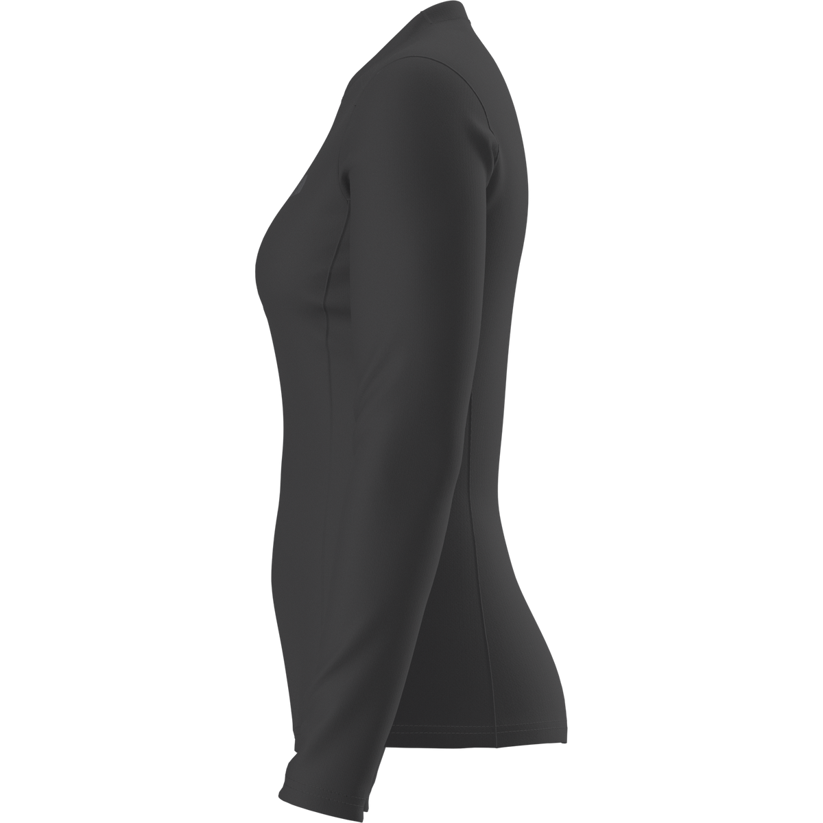 The North Face - Easy L/s Crew Neck da donna - BLACK - vista alternativa 4