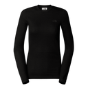 The North Face - Easy L/s Crew Neck da donna - TNF BLACK - vista principale