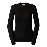 The North Face - Easy L/s Crew Neck da donna - TNF BLACK - vista principale