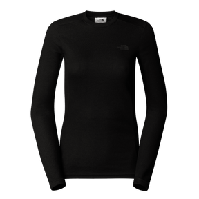 The North Face - Easy L/s Crew Neck da donna - TNF BLACK - vista principale