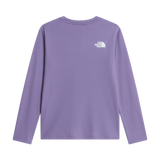 The North Face - Teen 24/7 Ls Tee - Purple - vista alternativa 1