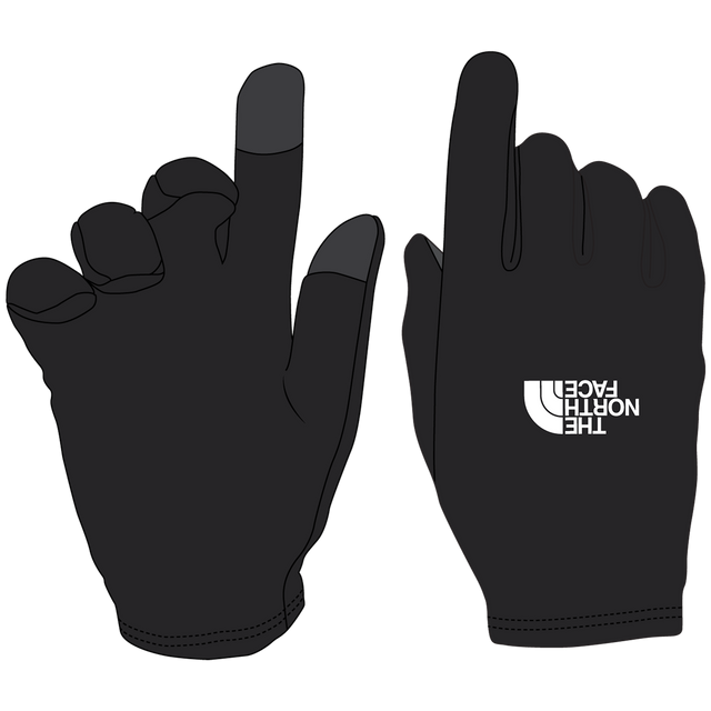The North Face - Summit Dotknit Liner Glove unisex - TNF BLACK - vista principale