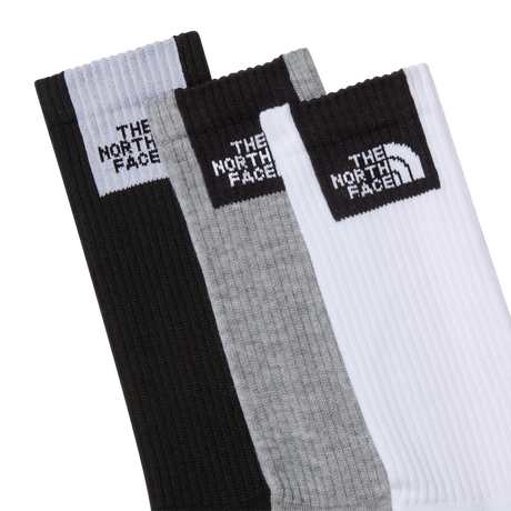 The North Face - Multi Sport Fine Box Cush Crew Sock 3p unisex - WHITE - vista alternativa 2
