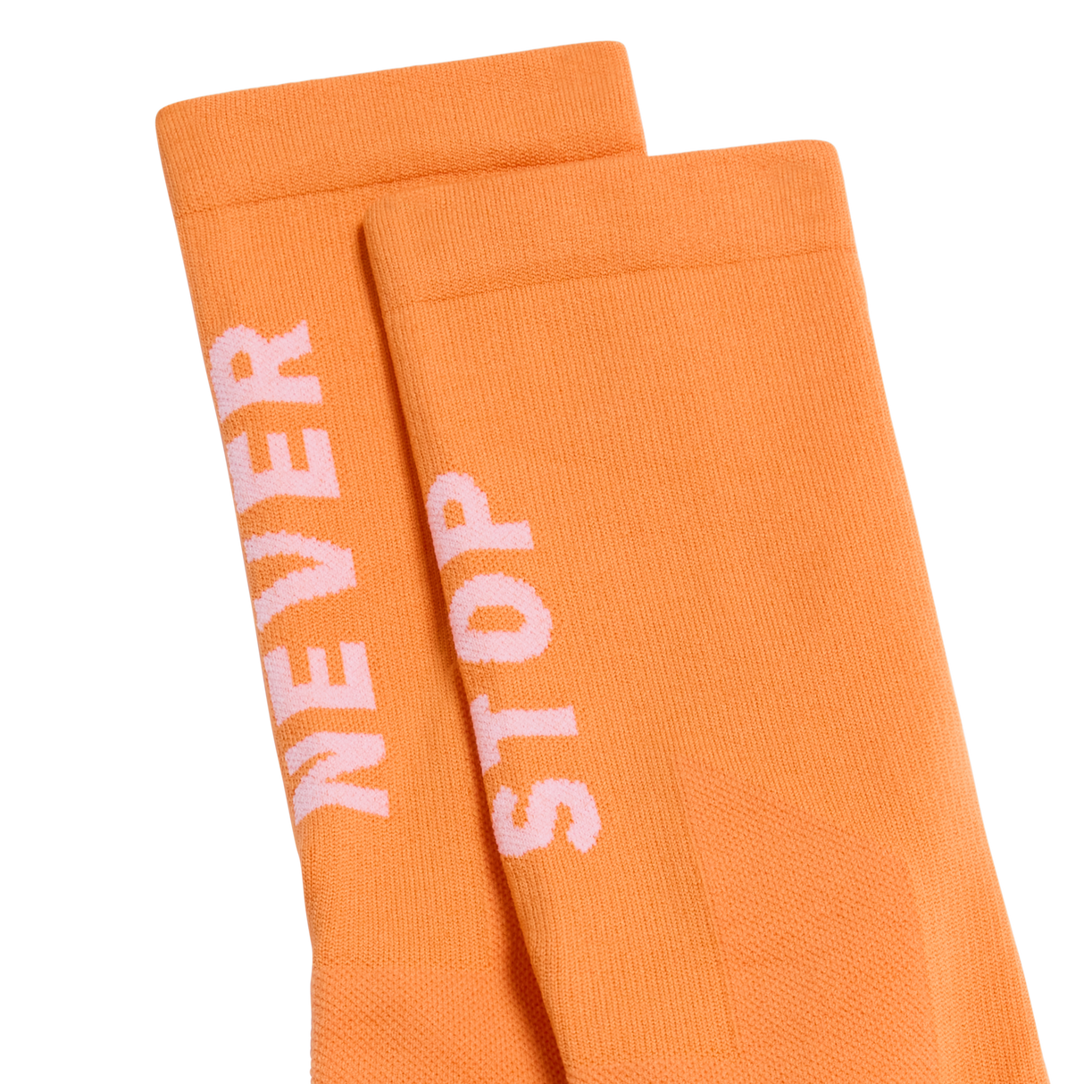 The North Face - Never Stop Trail Run Crew Sock Papaya/Bold unisex - WHITE/FIERYRED - vista alternativa 1