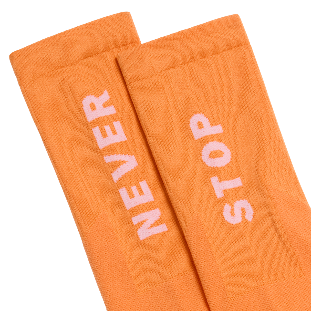 The North Face - Never Stop Trail Run Crew Sock Papaya/Bold unisex - WHITE/FIERYRED - vista alternativa 2