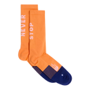 The North Face - Never Stop Trail Run Crew Sock Papaya/Bold unisex - Orange - vista principale