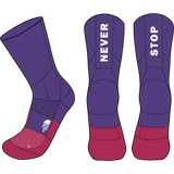The North Face - Never Stop Trail Run Crew Sock Papaya/Bold unisex - KONA BRN - vista principale