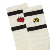 The North Face - Everyday Crew Tnf Icons Sock -2p unisex - WHITE - vista alternativa 2