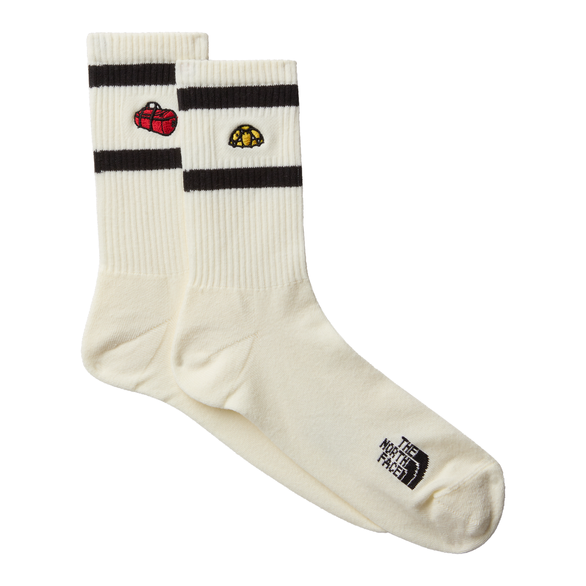 The North Face - Everyday Crew Tnf Icons Sock -2p unisex - WHITE - vista principale