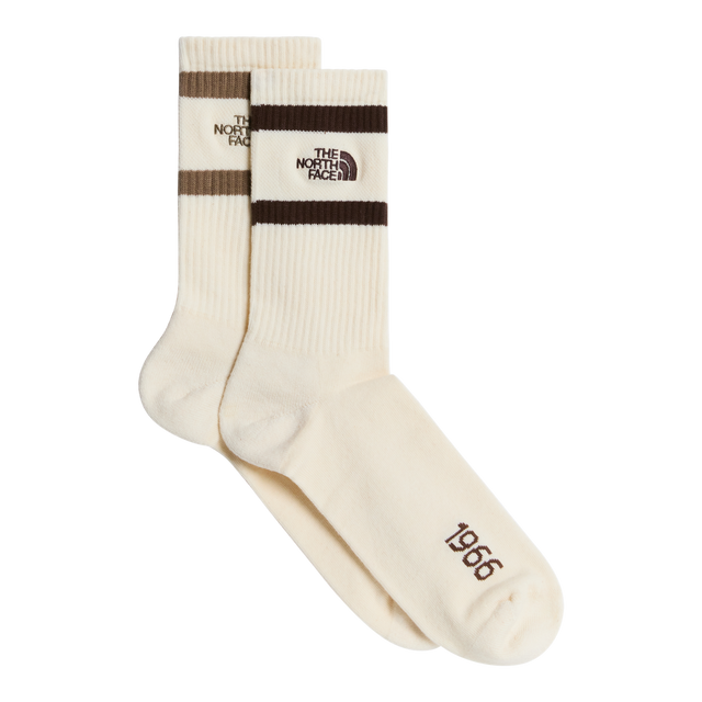 The North Face - Everyday Crew Heritage Stripe Sock -2P Raw unisex - WHITE/WHITE/WHI - vista principale