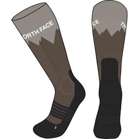 The North Face - Mountain Resort Ski Sock unisex - Brown - vista alternativa 10