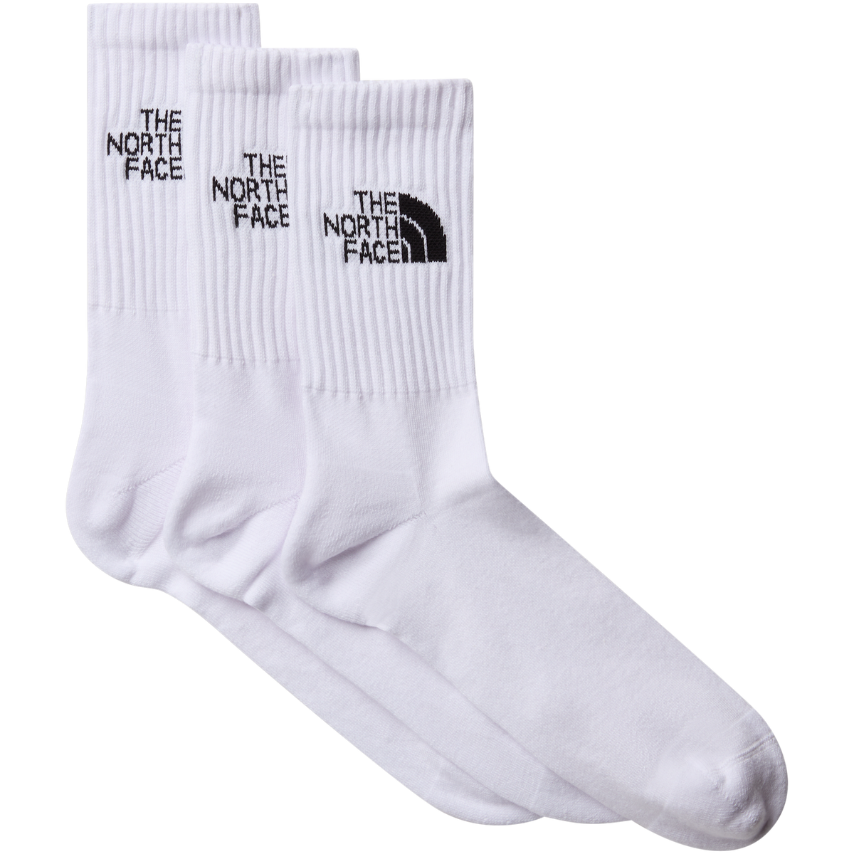 The North Face - Everyday Standard Crew Sock - 3P TNF unisex - WHITE - vista principale