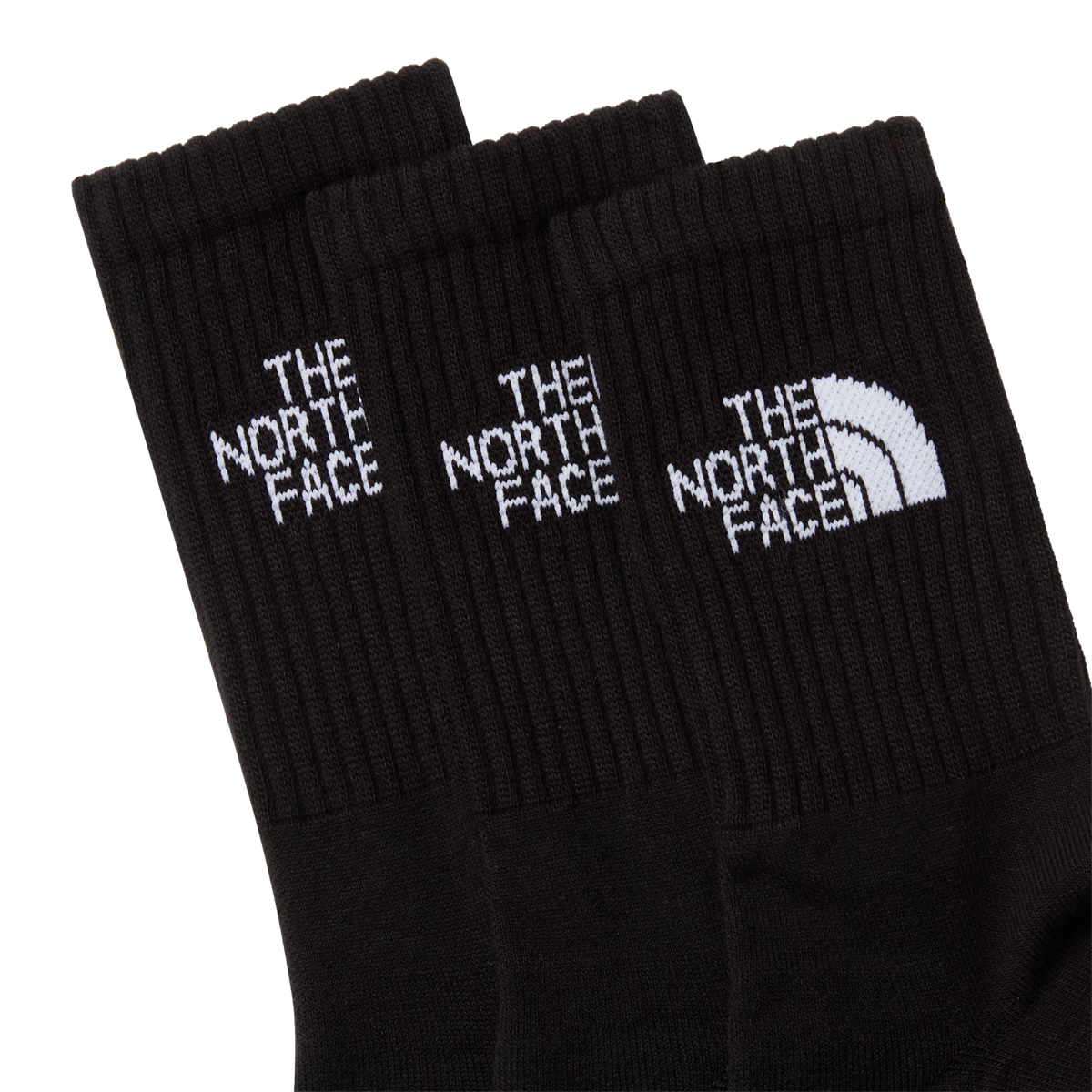 The North Face - Everyday Standard Crew Sock - 3P TNF unisex - BLACK - vista alternativa 2