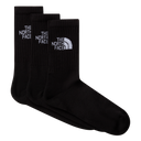 The North Face - Everyday Standard Crew Sock - 3P TNF unisex - BLACK - vista principale