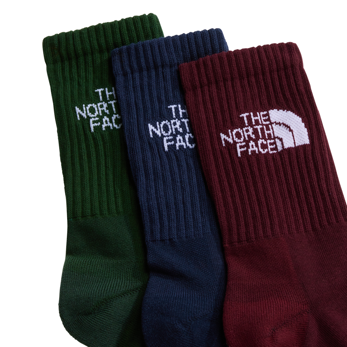 The North Face - Everyday Standard Crew Sock - 3P TNF unisex - Green - vista alternativa 1