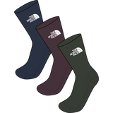 The North Face - Everyday Standard Crew Sock - 3P TNF unisex - Green - vista alternativa 10