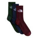 The North Face - Everyday Standard Crew Sock - 3P TNF unisex - Green - vista principale