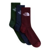 The North Face - Everyday Standard Crew Sock - 3P TNF unisex - Green - vista principale