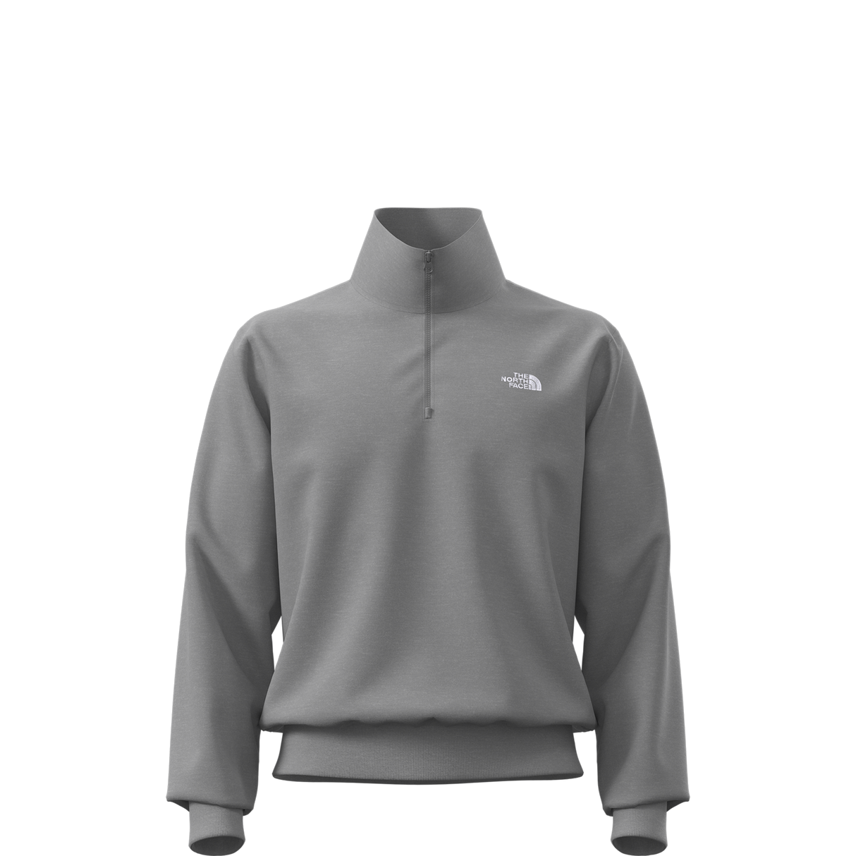 The North Face - Evolution Simple Dome Regular 1/4 Zip da uomo - TNF Pale Grey Heather - vista principale