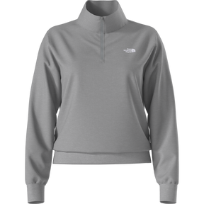 The North Face - Evolution Simple Dome Regular 1/4 Zip da donna - GREY - vista principale