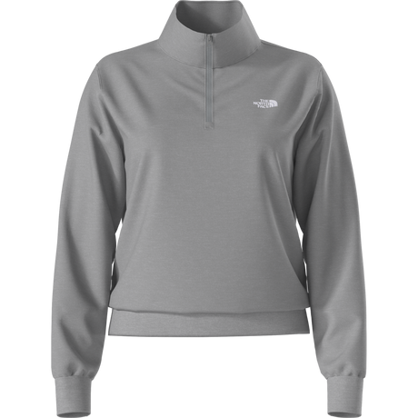 The North Face - Evolution Simple Dome Regular 1/4 Zip da donna - TNF Pale Grey Heather - vista principale