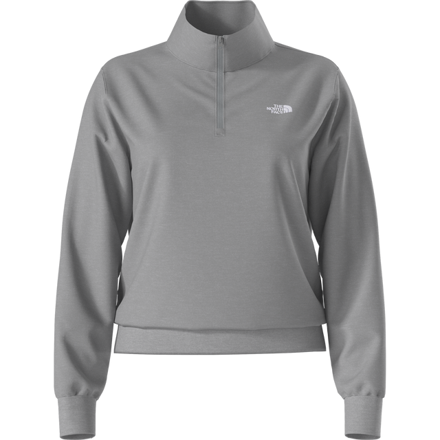 The North Face - Evolution Simple Dome Regular 1/4 Zip da donna - TNF Pale Grey Heather - vista principale