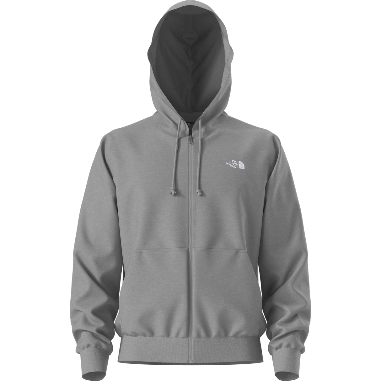 The North Face - Evolution Simple Dome Regular full-zip da uomo - TNF Pale Grey Heather - vista principale
