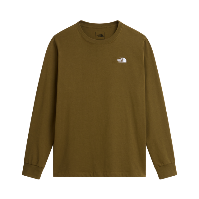 The North Face - Evolution Simple Dome Long Sle Caraway Seed da uomo - TNFBLK/BRNNRABL - vista principale