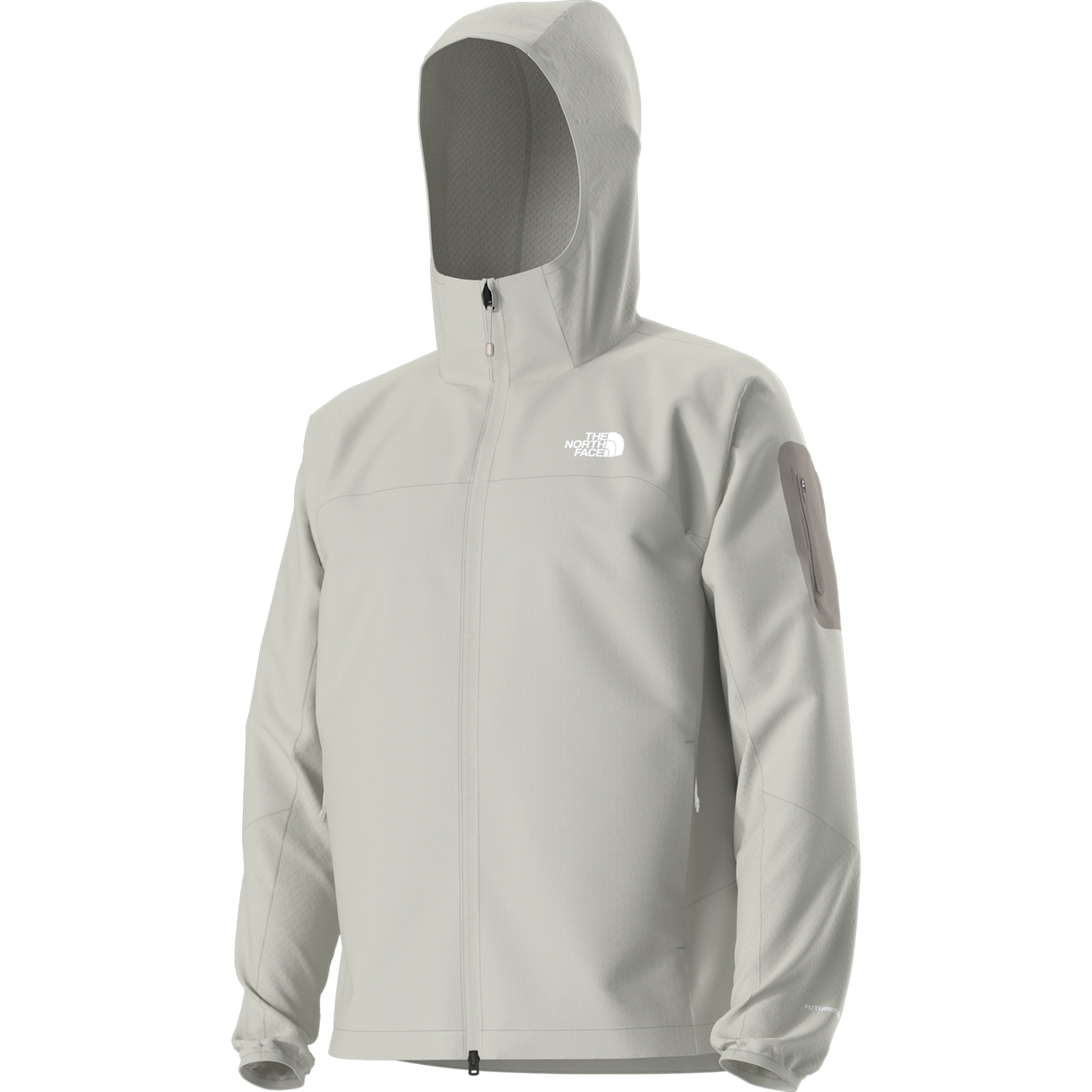 The North Face - Tek Approach Futurefleece Hooded Jacke da uomo - METALLIC/YAM - vista alternativa 12