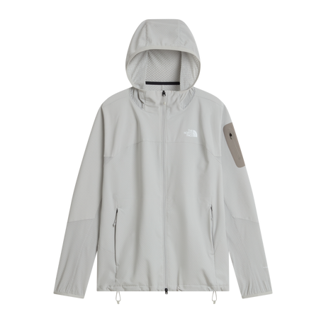 The North Face - Tek Approach Futurefleece Hooded Jacke da uomo - METALLIC/YAM - vista principale