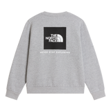 The North Face - Teen Evolution Box Nse Crew - TNF Pale Grey Heather - vista alternativa 1
