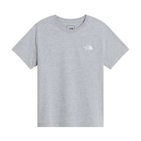 The North Face - Teen Evolution Simple Dome S/s Tee - TNF Pale Grey Heather - vista principale