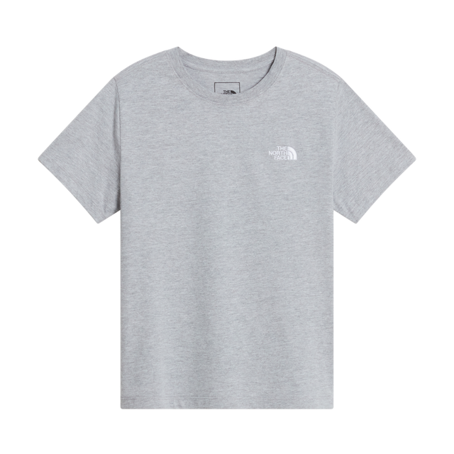 The North Face - Teen Evolution Simple Dome S/s Tee - TNF Pale Grey Heather - vista principale