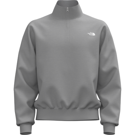 The North Face - Tnf Essential Simple Dome Rlx 1/4 Zip da uomo - TNF Pale Grey Heather - vista alternativa 10