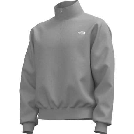 The North Face - Tnf Essential Simple Dome Rlx 1/4 Zip da uomo - TNF Pale Grey Heather - vista alternativa 12