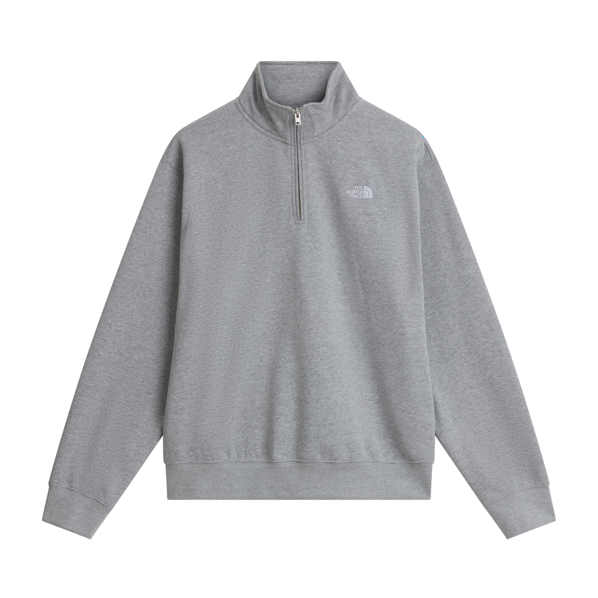 The North Face - Tnf Essential Simple Dome Rlx 1/4 Zip da uomo - TNF Pale Grey Heather - vista principale