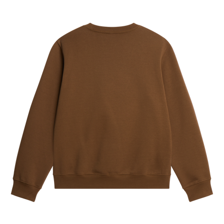 The North Face - TNF Essential Drew Peak Crew Caraway Seed da uomo - TNFBLK/BRNNRABL - vista alternativa 1
