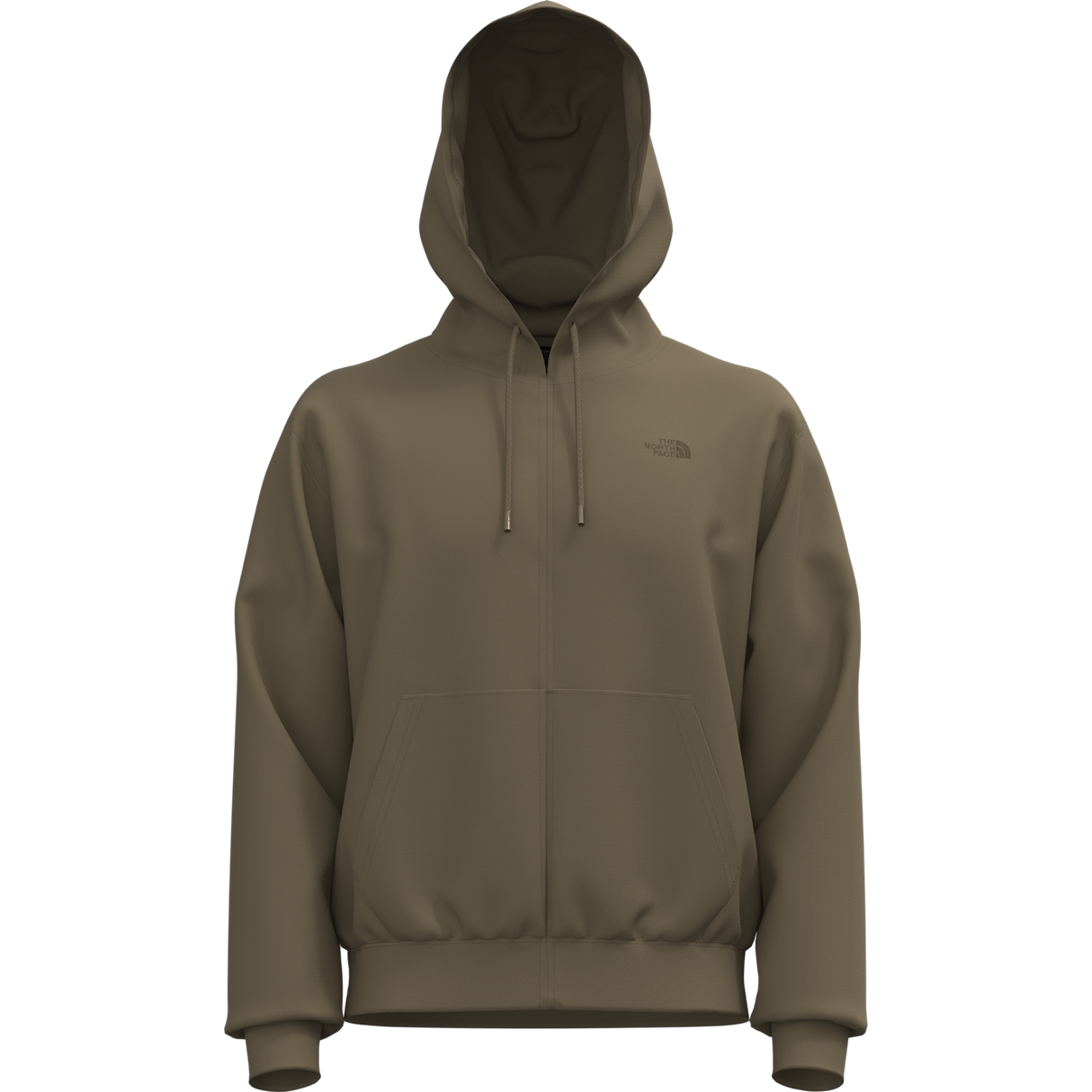 The North Face - TNF Essential Simple Dome Rlx full-zip da uomo - TNFBLK/BRNNRABL - vista alternativa 10