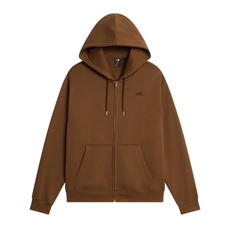 The North Face - TNF Essential Simple Dome Rlx full-zip da uomo - TNFBLK/BRNNRABL - vista principale