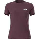 The North Face - Evolution Simple Dome Slm Short Sleeve da donna - Burgundy Crush - vista alternativa 10