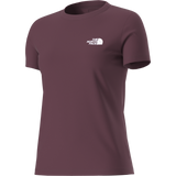 The North Face - Evolution Simple Dome Slm Short Sleeve da donna - Burgundy Crush - vista alternativa 12