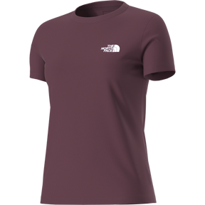 The North Face - Evolution Simple Dome Slm Short Sleeve da donna - Burgundy Crush - vista alternativa 12