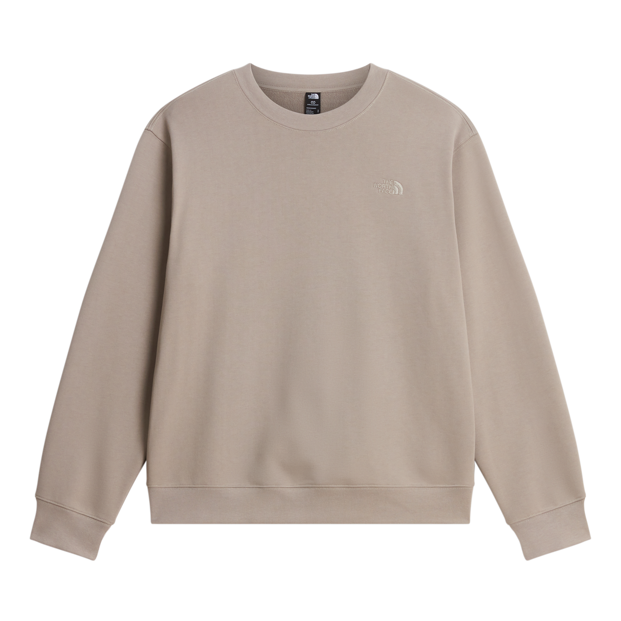 The North Face - Tnf Essential Terry Simple Dome Relaxe da uomo - Stone Slab - vista principale