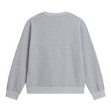 The North Face - Tnf Essential Terry Simple Dome Relaxe da donna - TNF Pale Grey Heather - vista alternativa 1