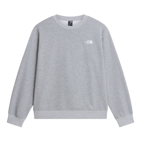 The North Face - Tnf Essential Terry Simple Dome Relaxe da donna - TNF Pale Grey Heather - vista principale