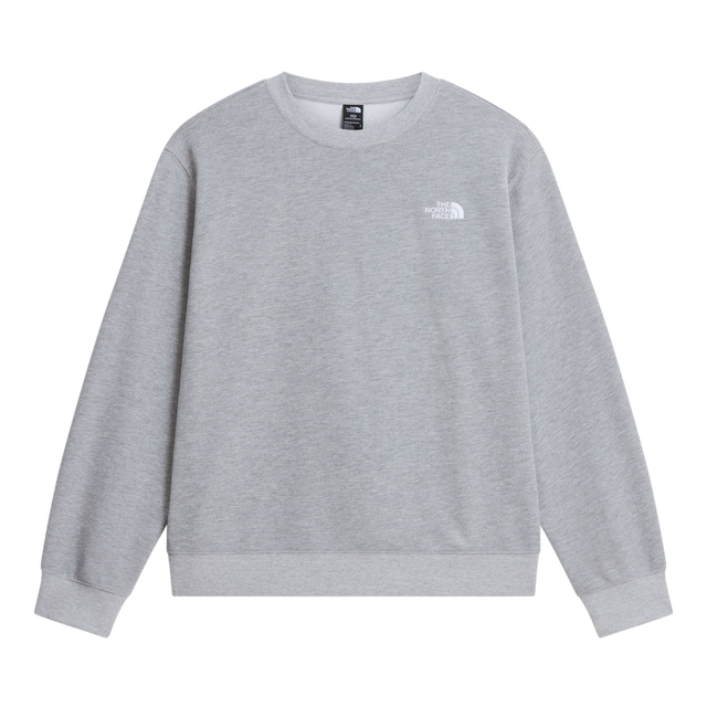 The North Face - Tnf Essential Terry Simple Dome Relaxe da donna - TNF Pale Grey Heather - vista principale