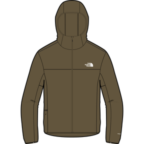 The North Face - Fontanales Wind Jacket Caraway Seed da uomo - TNFBLK/BRNNRABL - vista alternativa 10