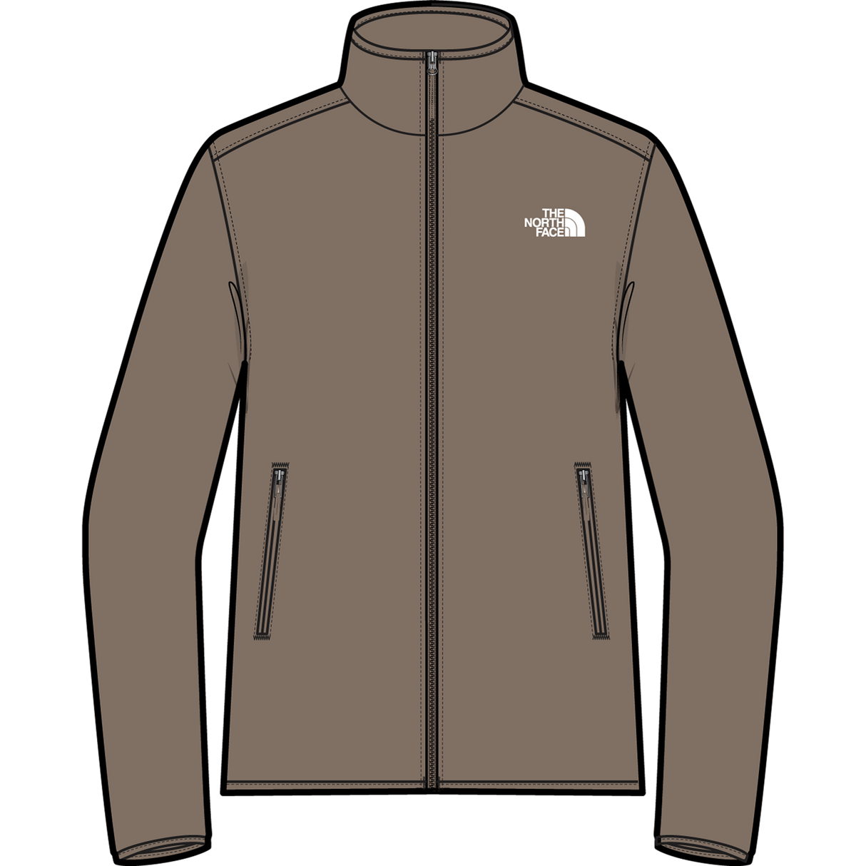 The North Face - Quest Triclimate da donna - Timeless Taupe/Garnet - vista alternativa 11